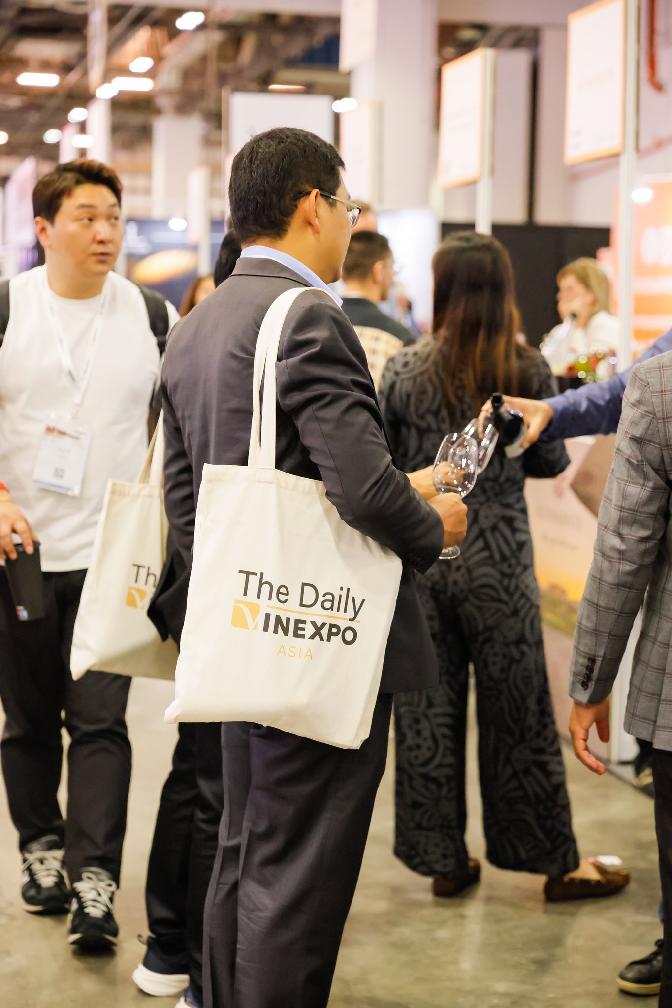 Visitors at Vinexpo