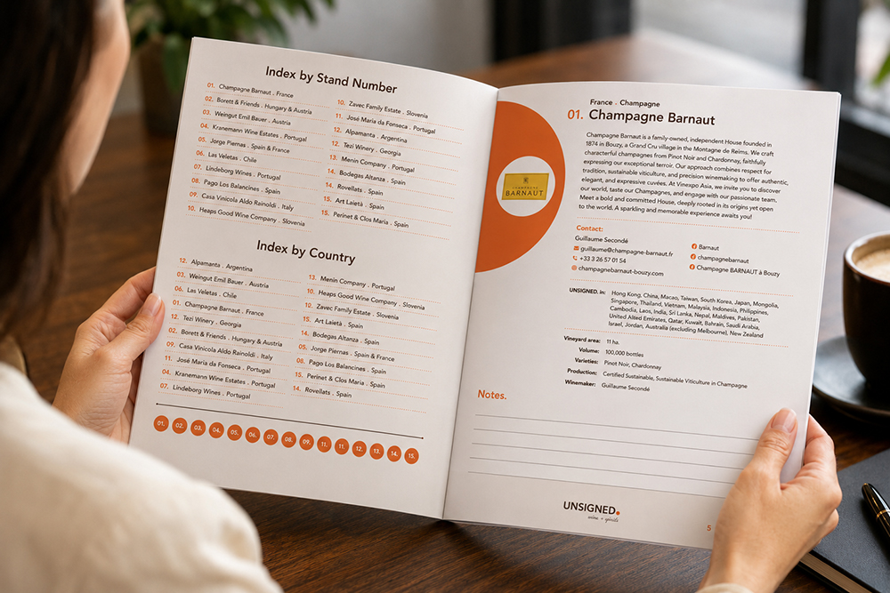 UNSIGNED. brochure Vinexpo Asia 2026 copy